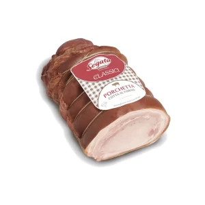 fotoa sfondo binco con porchetta classica